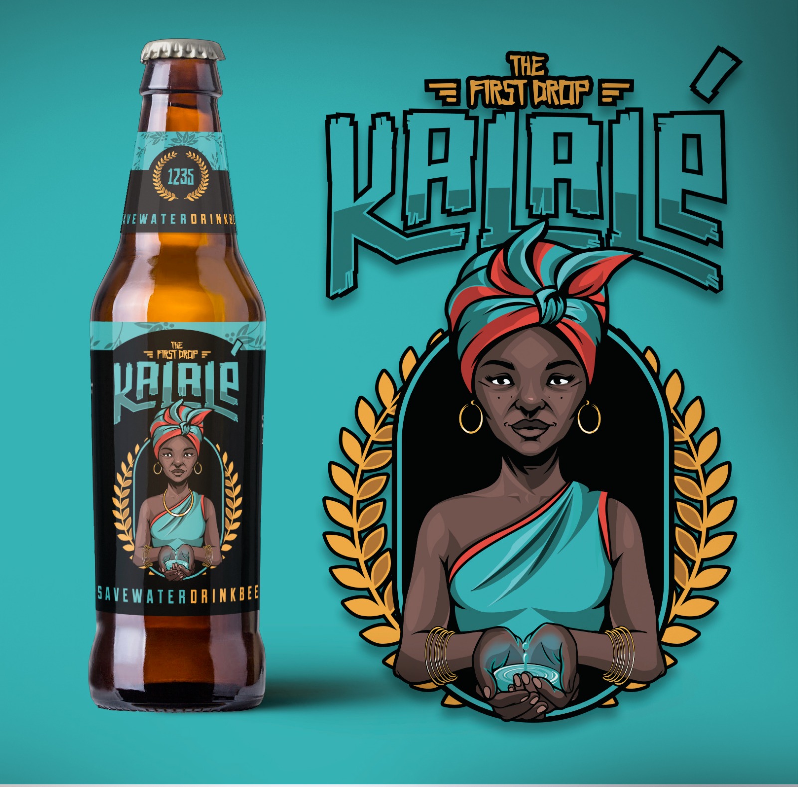 Kalalè prima etichetta del programma #savewaterdrinkbeer