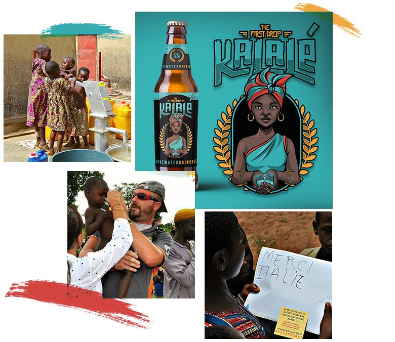 Kalalè prima etichetta del programma #savewaterdrinkbeer